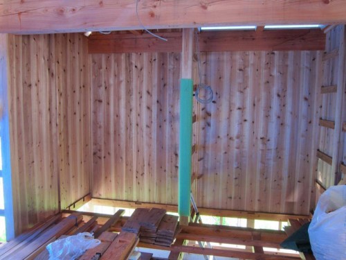 木組みの家「長野飯山の家」サポート下地板