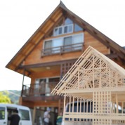 木組みの家「飯山の家サポート」模型